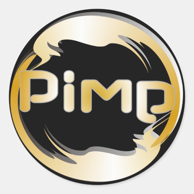 PIMP Gear Sticker (Vorderseite)