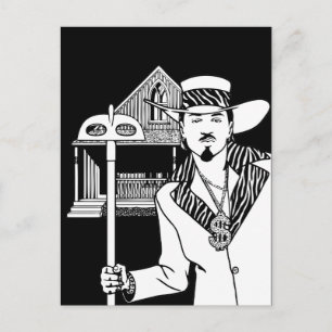 Pimp und Hoe Postkarte