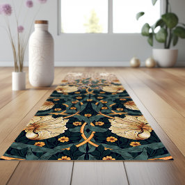 Pimpernel Aquamarin & Warm White William Morris Yogamatte