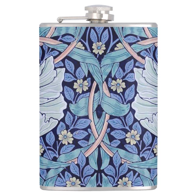 Pimpernel Blau, William Morris Flachmann (Vorderseite)