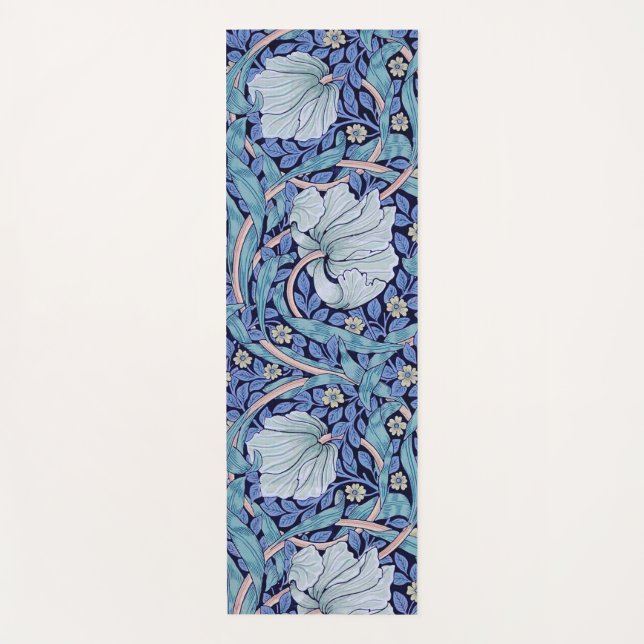 Pimpernel Blue, William Morris Yogamatte (Vorderseite)