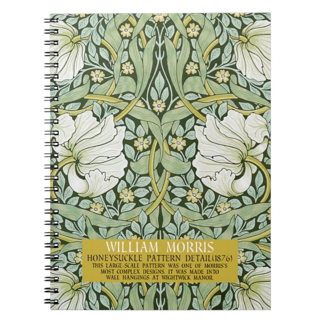 Pimpernel Design von William Morris Notizblock (Vorderseite)
