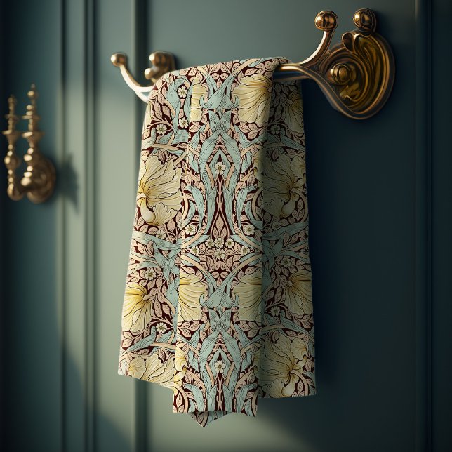 Pimpernel Dusty Rose & Blue William Morris Badhandtuch Set (Von Creator hochgeladen)