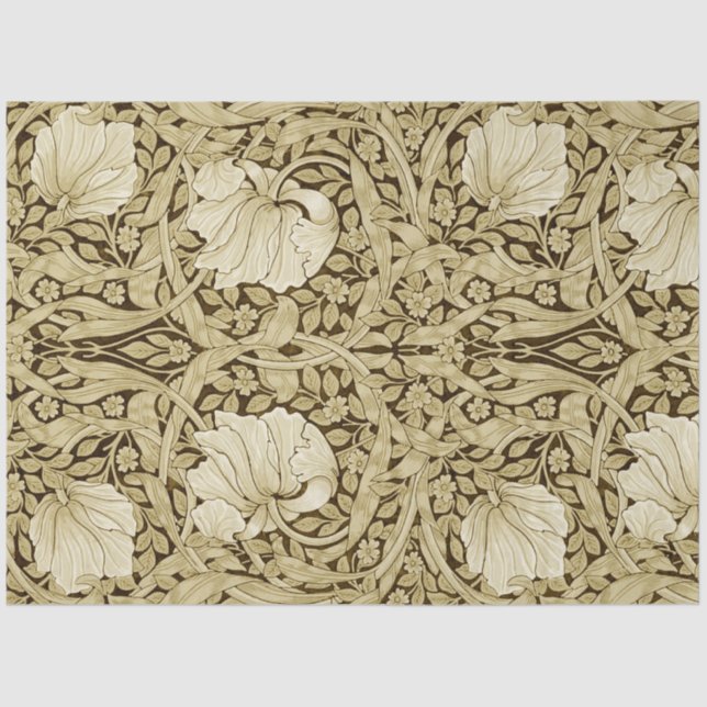 Pimpernel Gold, William Morris Seidenpapier (Vorderseite)