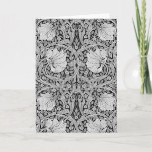 Pimpernel Gray Monotone, William Morris Karte