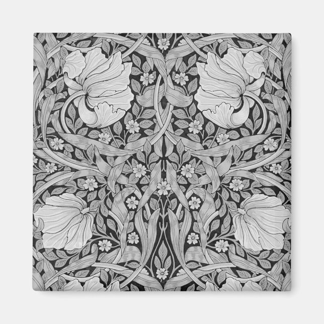 Pimpernel Gray Monotone, William Morris Magnet (Vorne)