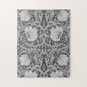 Pimpernel Gray Monotone, William Morris Puzzle