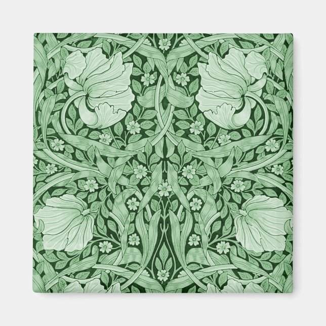 Pimpernel Grün, William Morris Magnet (Vorne)