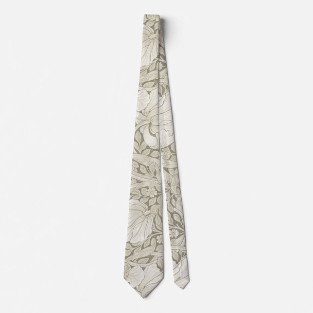 Pimpernel Ivory, William Morris Krawatte (Vorderseite)