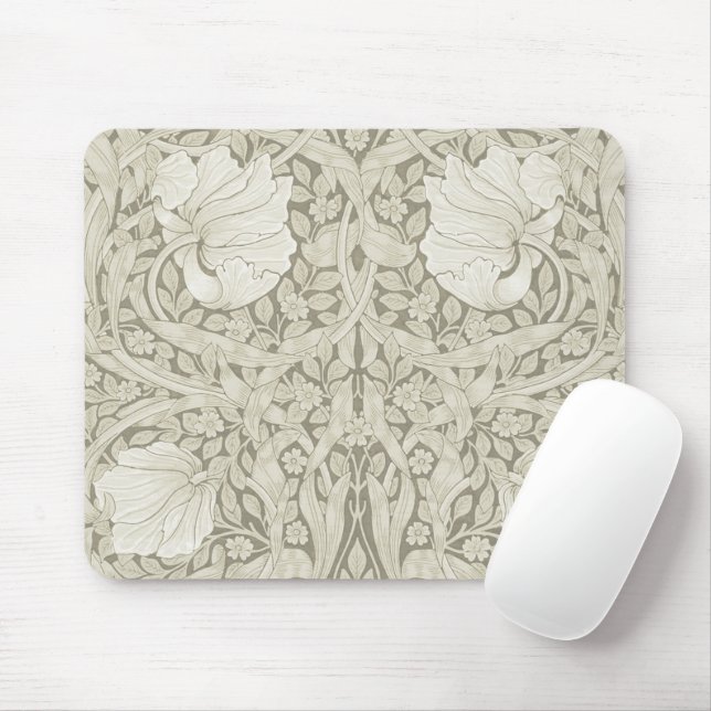 Pimpernel Ivory, William Morris Mousepad (Mit Mouse)