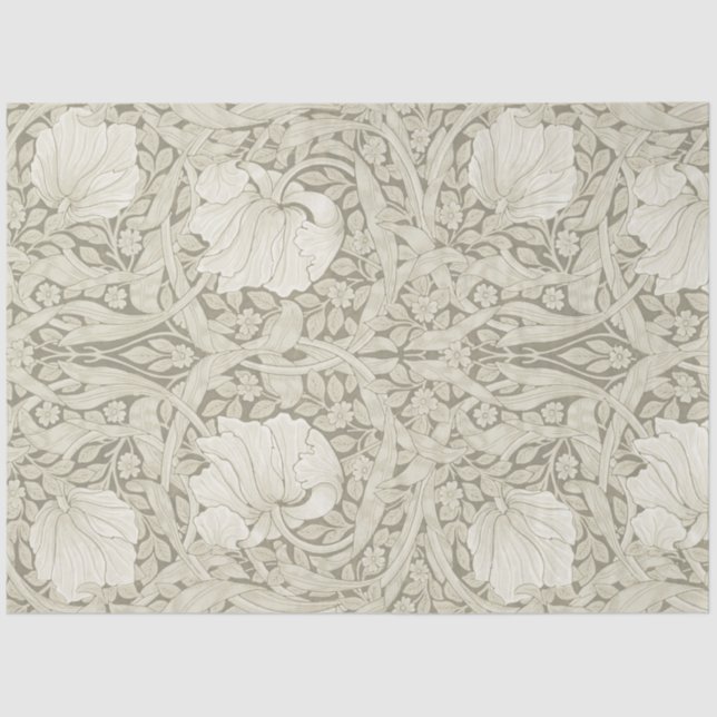 Pimpernel Ivory, William Morris Seidenpapier (Vorderseite)