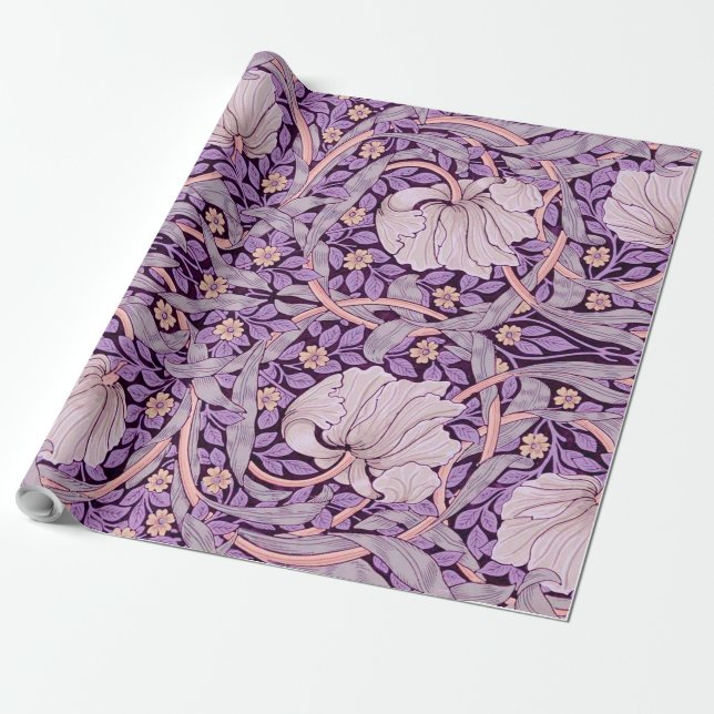 Pimpernel Lila, William Morris Geschenkpapier (Ungerollt)