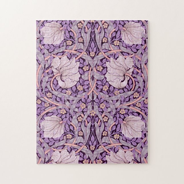 Pimpernel Lila, William Morris Puzzle (Vertikal)