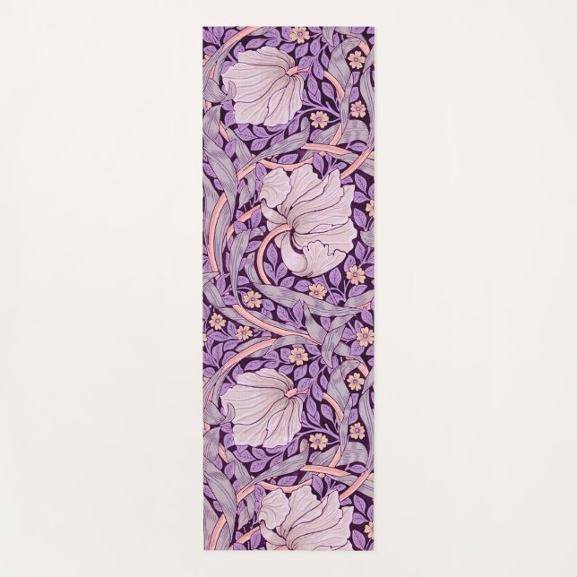 Pimpernel Lila, William Morris Yogamatte (Vorderseite)