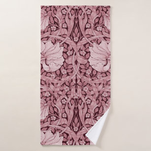 Pimpernel Maroon, William Morris Badehandtuch