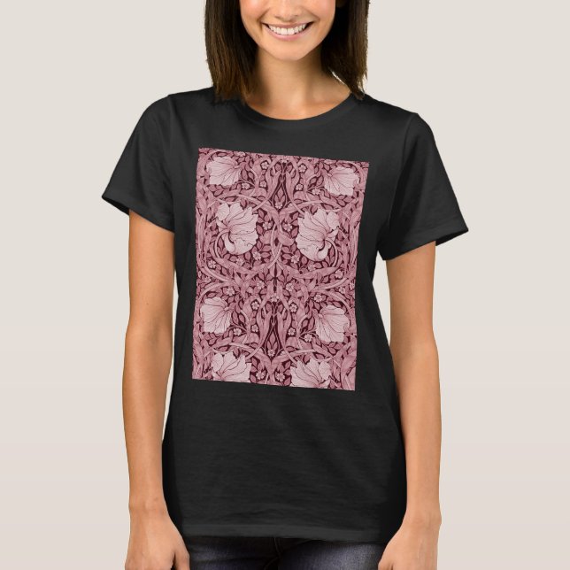 Pimpernel Maroon, William Morris T-Shirt (Vorderseite)