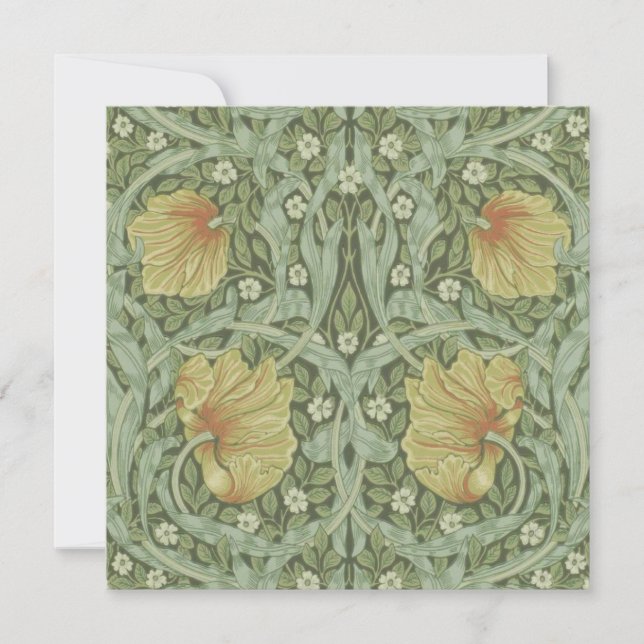 Pimpernel Pattern (von William Morris) Karte (Vorderseite)