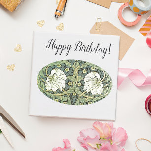 Pimpernel Pattern William Morris Ovaler Aufkleber