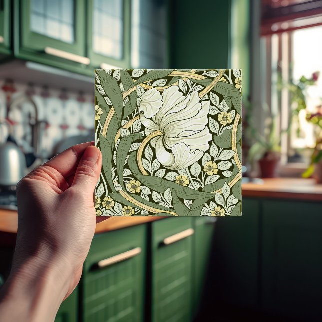 Pimpernel Seamless 1/2 William Morris Arts Kunstha Fliese (Von Creator hochgeladen)