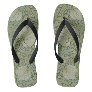 Pimpernel von William Morris Vintag Floral Textile Flip Flops
