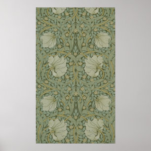 Pimpernel von William Morris Vintag Floral Textile Poster