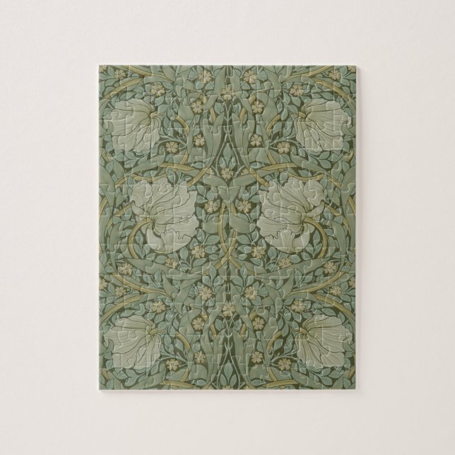 Pimpernel von William Morris Vintag Floral Textile Puzzle (Vertikal)