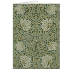 Pimpernel von William Morris Vintage-Blumenstoff