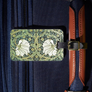 Pimpernel White Poppies William Morris Gepäckanhänger