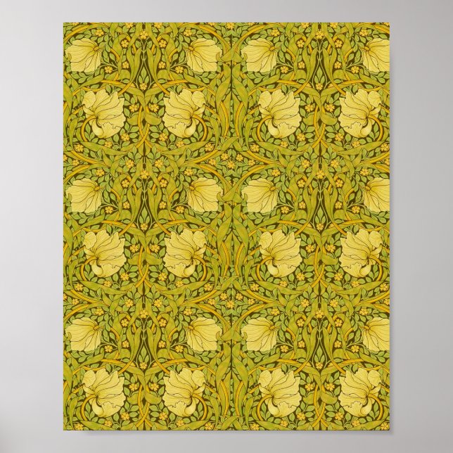 Pimpernel William Morris Pattern Vintag Poster (Vorne)