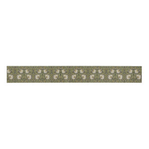 Pimpernel William Morris - SAGE Olive Grosgrain Ri Ripsband