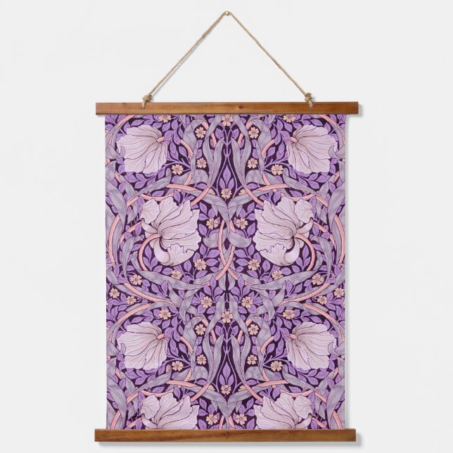 Pimpernel, William Morris Wandteppich Mit Holzrahmen (Vorderseite)