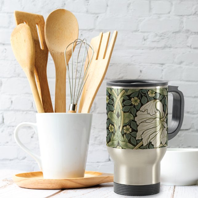 Pimpernel Yellow Flowers William Morris Reisebecher (Von Creator hochgeladen)