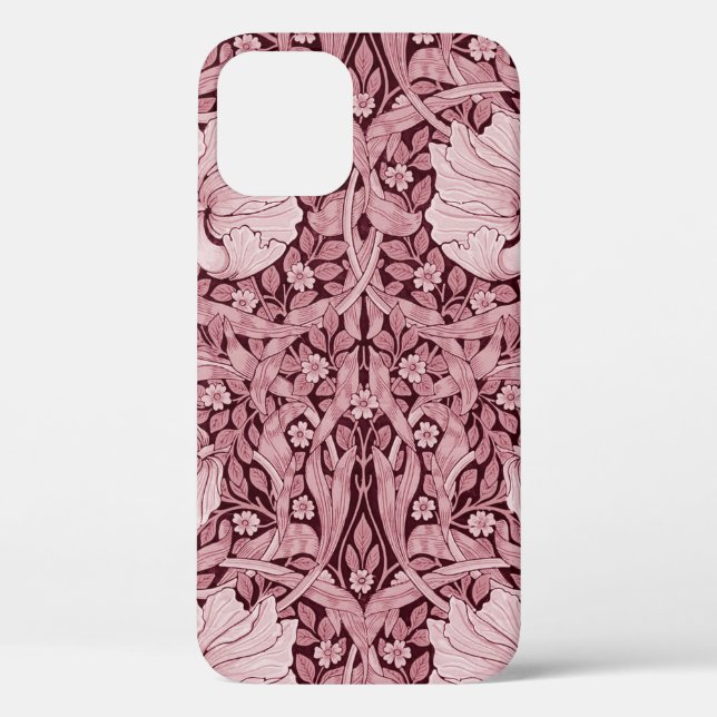 Pimpernell Maroon, William Morris Case-Mate iPhone Hülle (Rückseite)