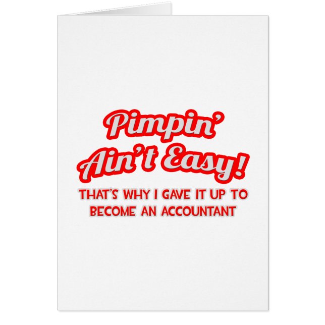 Pimpin' Ain't Easy ... Warum ich Buchhalter geword (Vorne)