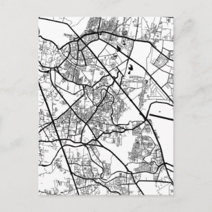 Pimpri-Chinchwad Maharashtra Stadtplan Postkarte