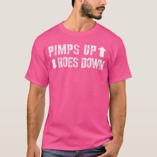 Pimps Up Hoes Down 90S Hip Hop Shirt Rap Basebal
