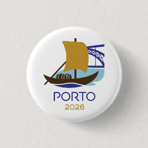 Pin der internationalen Versammlung 2026 in Porto, Button