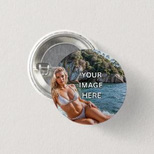PIN IT! 📌 Benutzerdefinierte Knöpfe – Bild oder T Button