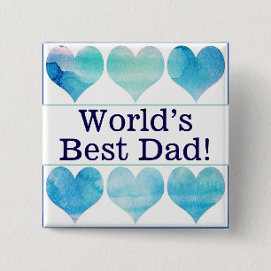 Pin mit dem besten Papa der Welt Button