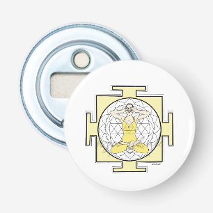 Pin mit spirituellem Design Flaschenöffner