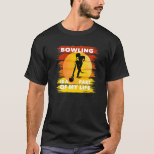 Pin Spare Strike Teil meines Lebens Bowler Bowling T-Shirt