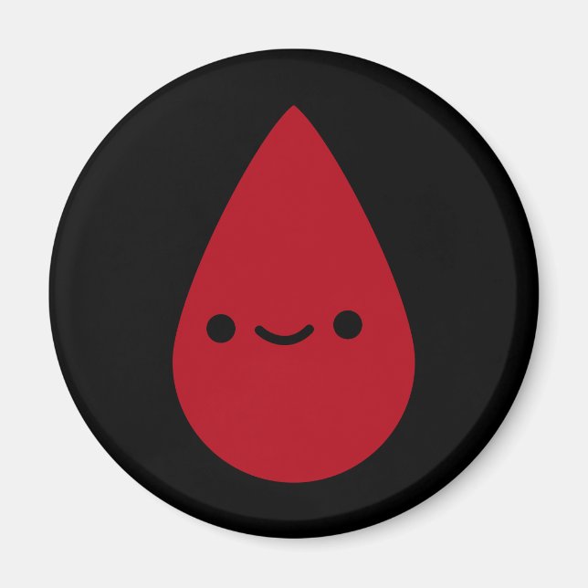 Pin the Period on the Pad Red Party Game Piece Magnet (Vorne)