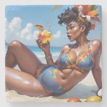 Pin-up am Strand