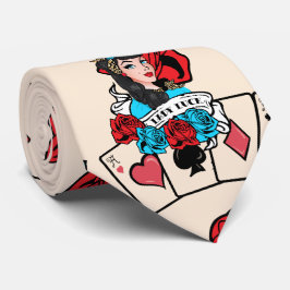 Pin-up-Girl, Felsen-EIN-Billy Krawatte