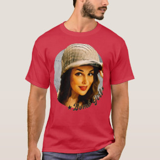 Pin-up-Girl in WW2 40er Jahren T-Shirt