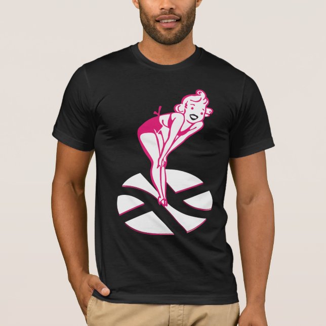 Pin-up-Girl man The Tôle T-Shirt (Vorderseite)