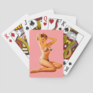 Pin Up Girl Spielkarten