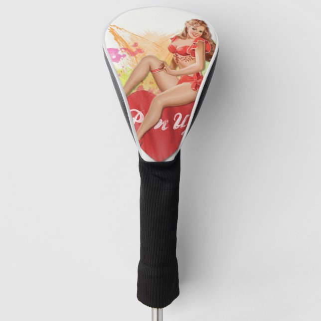 Pin-Up Golf Headcover (Vorderseite)