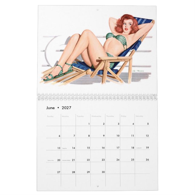 Pin-Up-Kalender Kalender (Jun 2027)