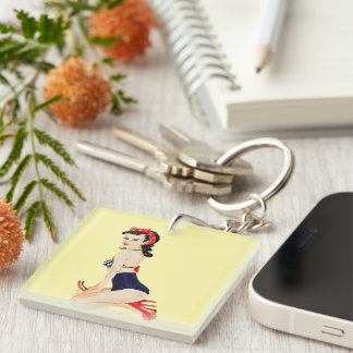 Pin up schlüsselanhänger